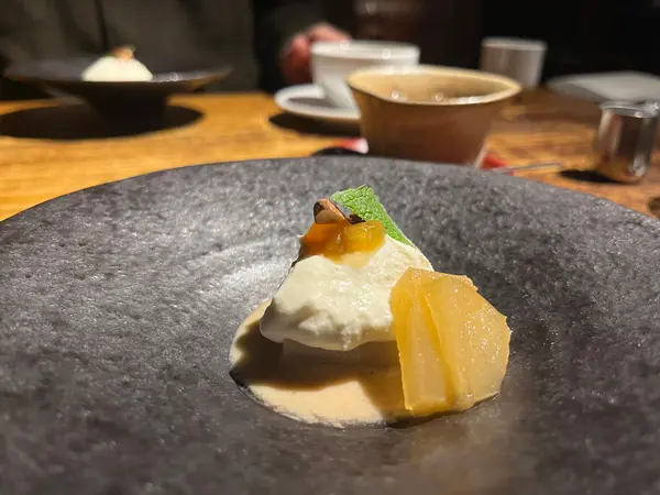 ディナーコースを堪能