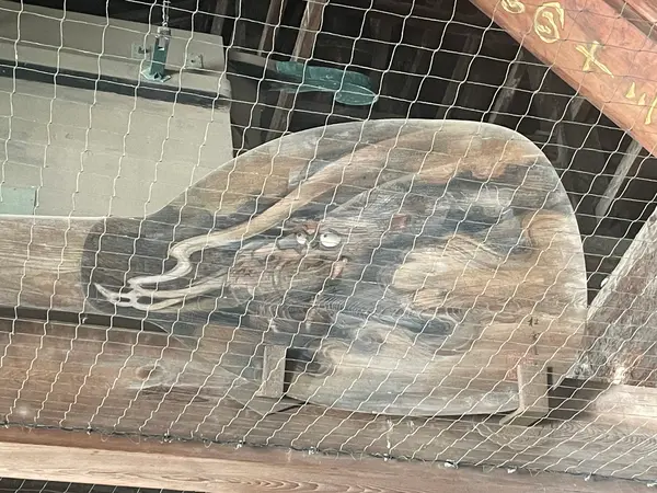 しゃもじに描かれた龍🐉