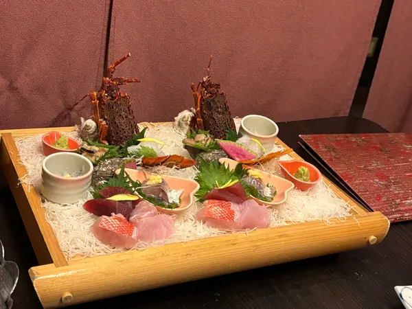 お夕飯のお刺身もり合わせ