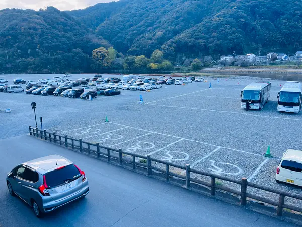 🅿️錦帯橋 岩国側河川敷駐車場