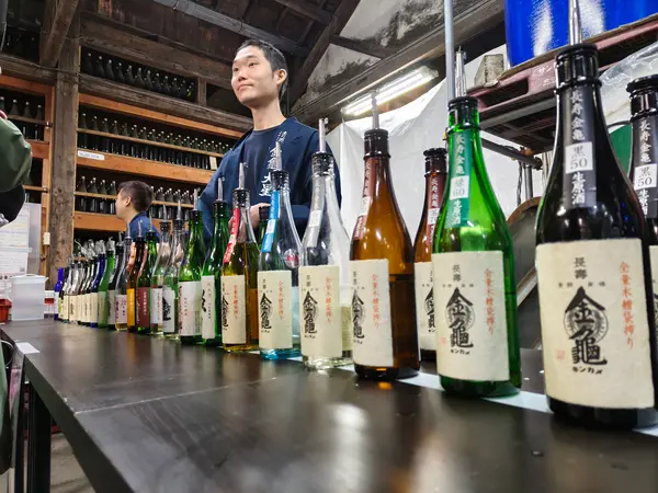 店内の試飲コーナー