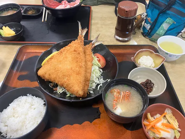 アジフライ定食