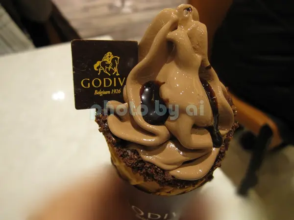 GODIVAのソフトクリーム