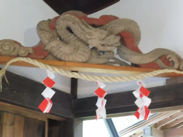 一刀彫の龍