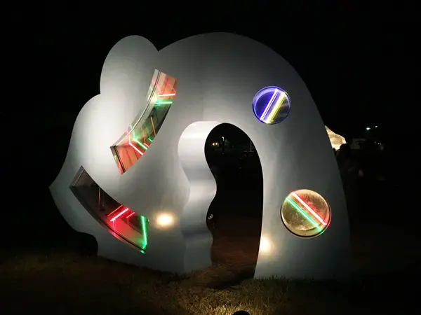 夜の直島