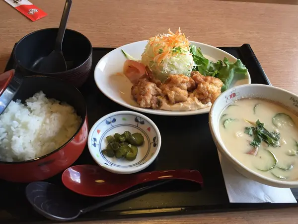 チキン南蛮と冷や汁定食