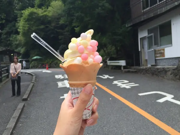 日向夏とマンゴーのソフトクリーム