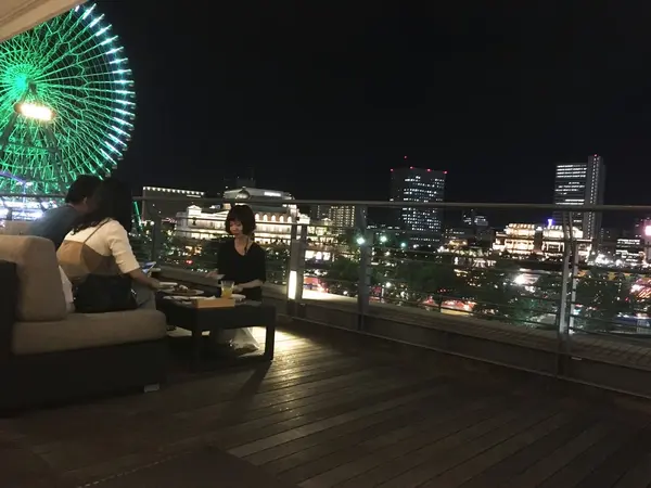 夜景を見ながらディナー🍷
