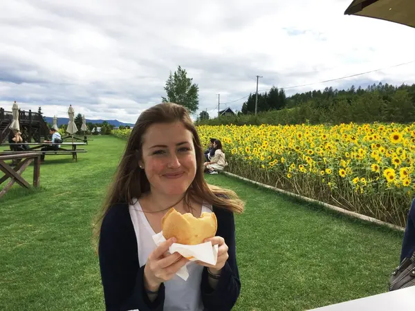 テラスで食べよう！