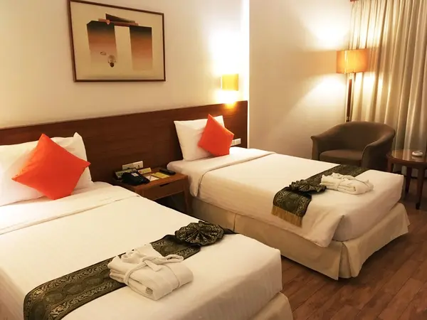 ツインのベッドルーム