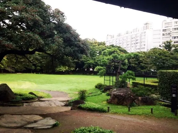 和室から見た、庭園！