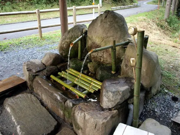 おいしい冷たい水がこんこんと。