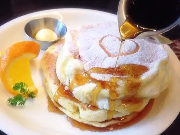 メレンゲ入りのふわふわのパンケーキ！