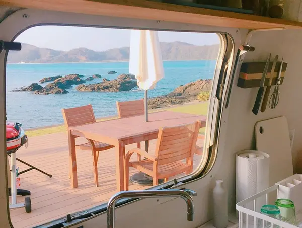 海の見えるキッチン