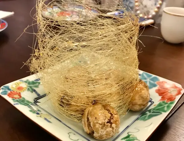 山海楼　紅豆煎