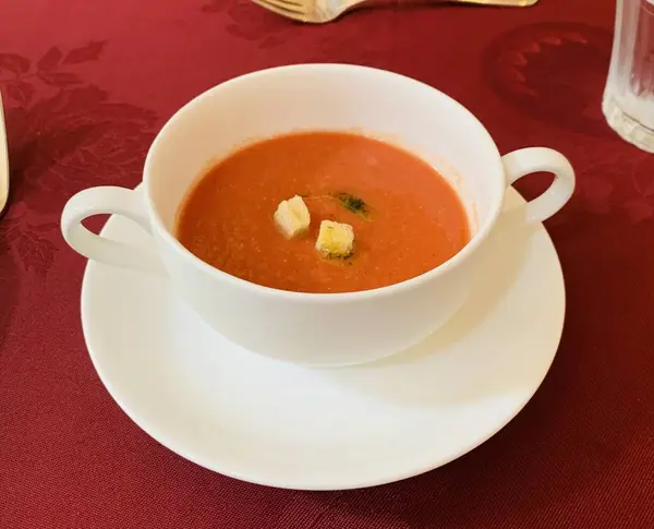 トマトの冷製スープ