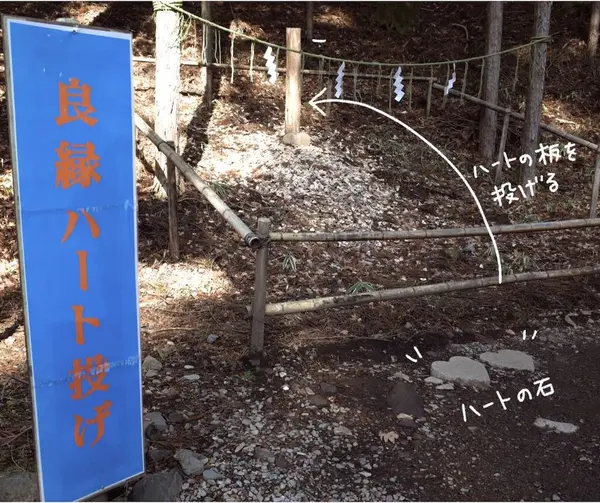 良縁ハート投げ