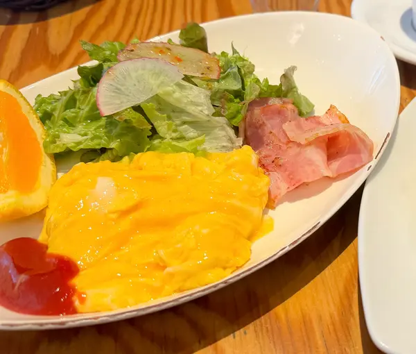 甘いスクランブルエッグ