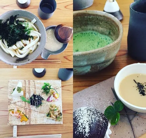 セットメニューで和食系が多いです。器も素敵で隠れ家を見つけた感じ！