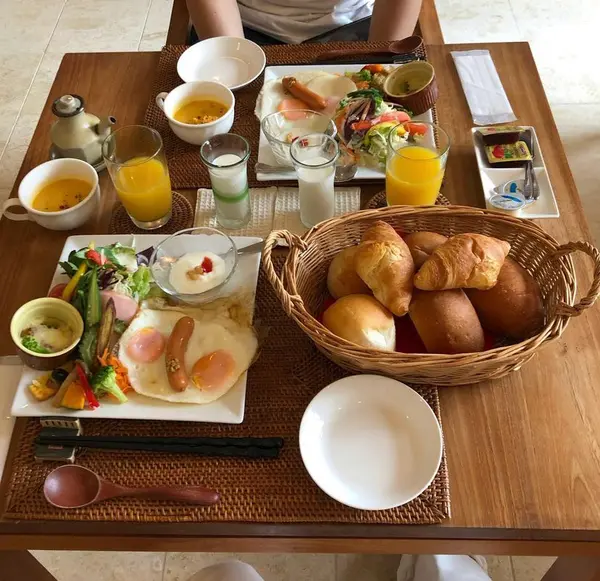 朝ごはんもとっても豪華です🥞