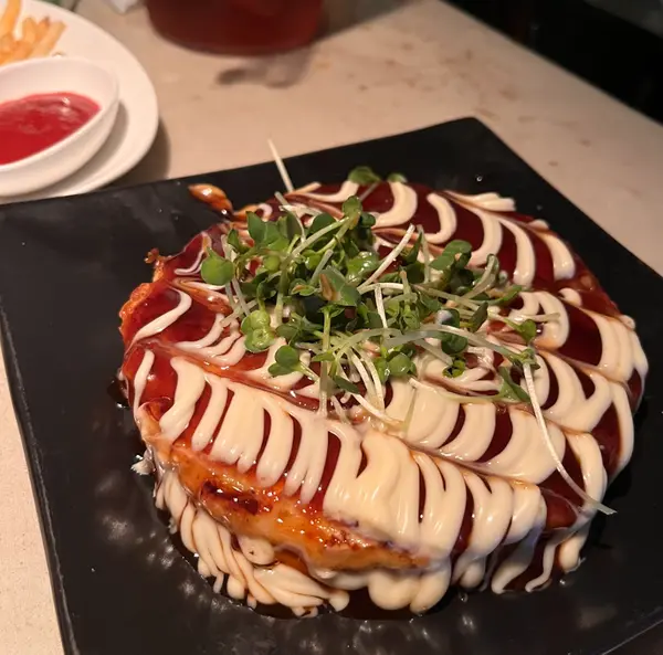 名物のお好み焼き！