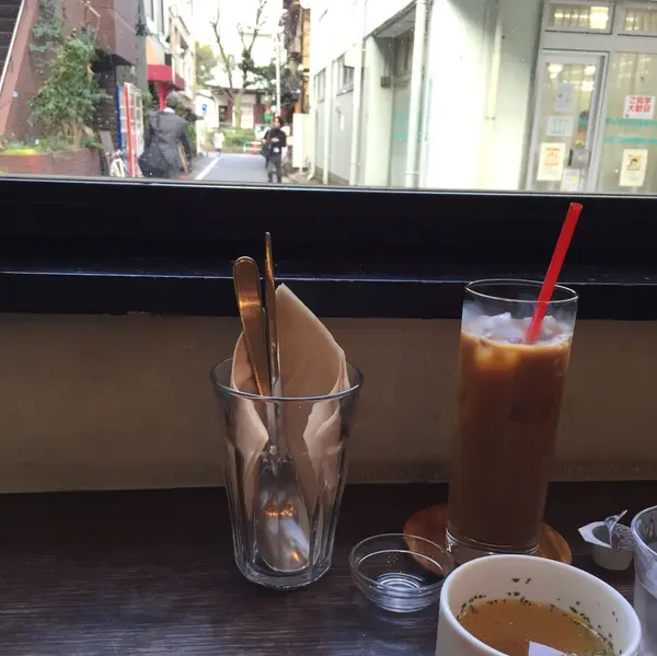 街を見ながらランチ