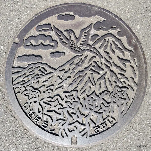 伊勢原市のマンホールキャップ