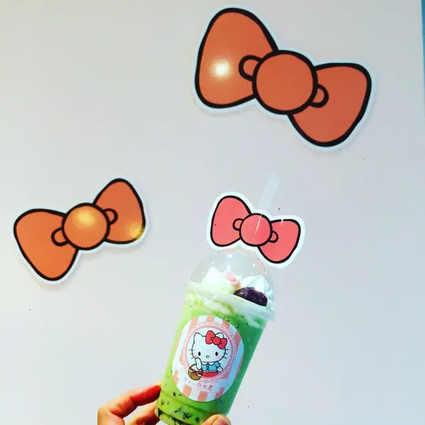 抹茶あずきスムージー