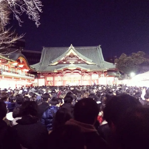 初詣の時は激混み！