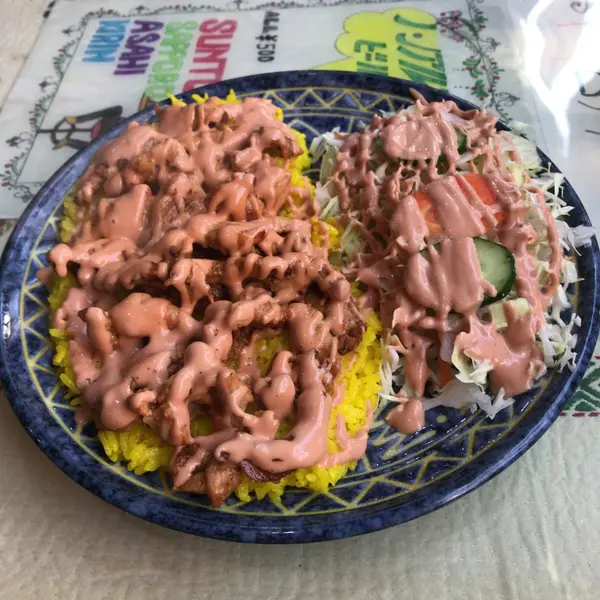 ケバブ丼にしました