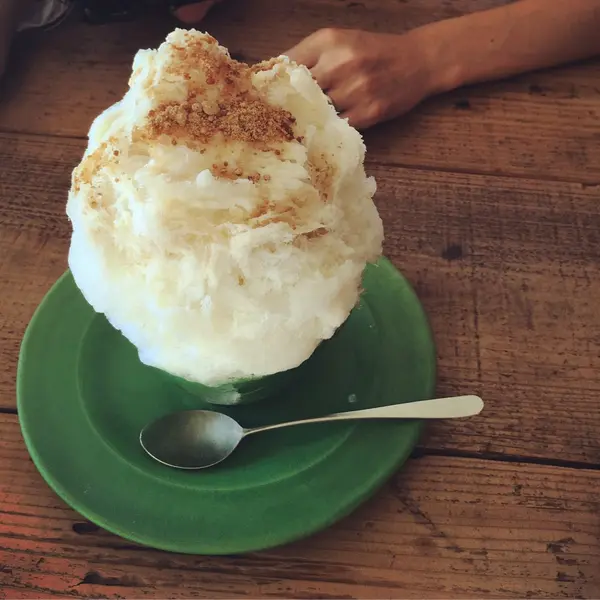 きなこ黒蜜かき氷