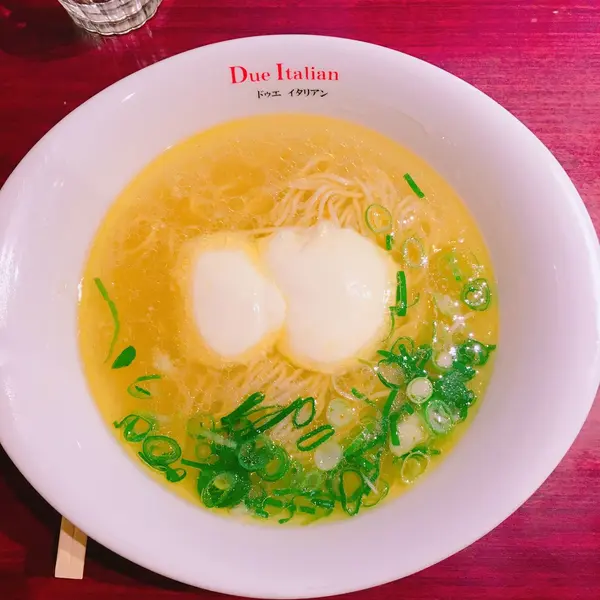 これが噂のイタリアン×ラーメン
