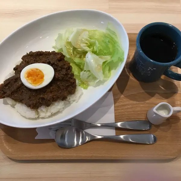 ランチメニューのキーマカレー