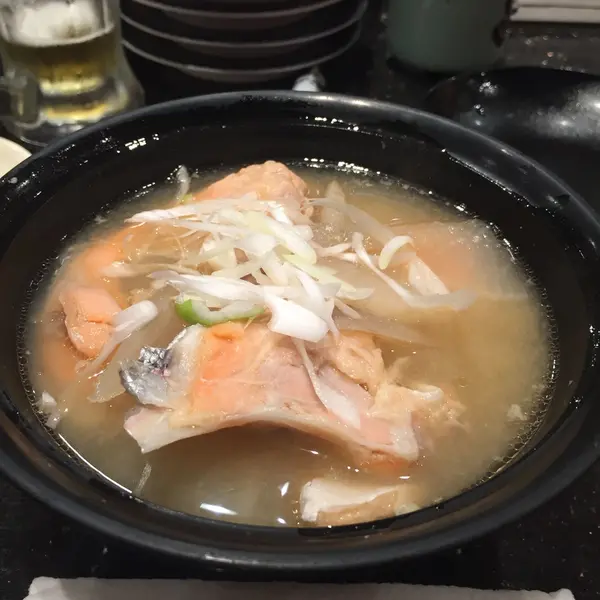 シャケのお椀。