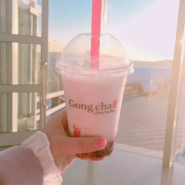 ストロベリーアールグレイティーラテ味🍓