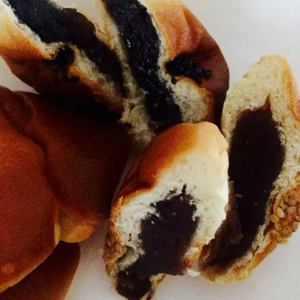 あんぱんの断面