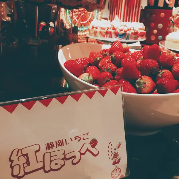 このいちごが人気で皆並んでます！