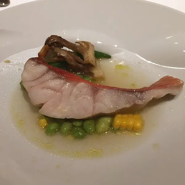 金目鯛レアソテー スープ仕立て