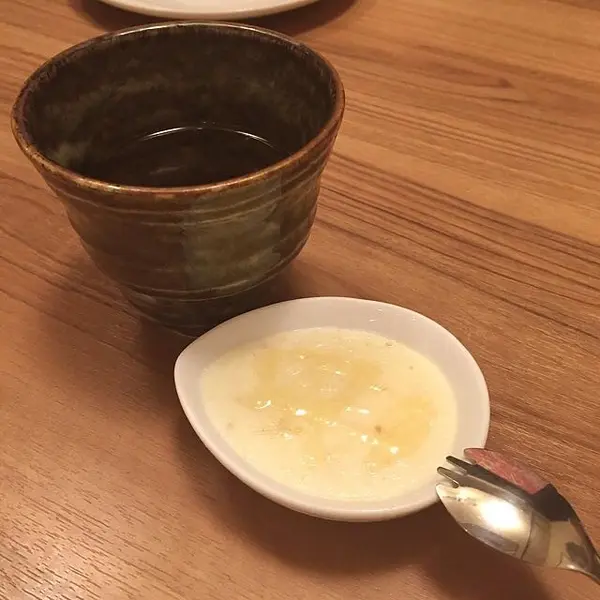 ⚫︎とうもろこし茶とりんごとヨーグルトのシャーベット