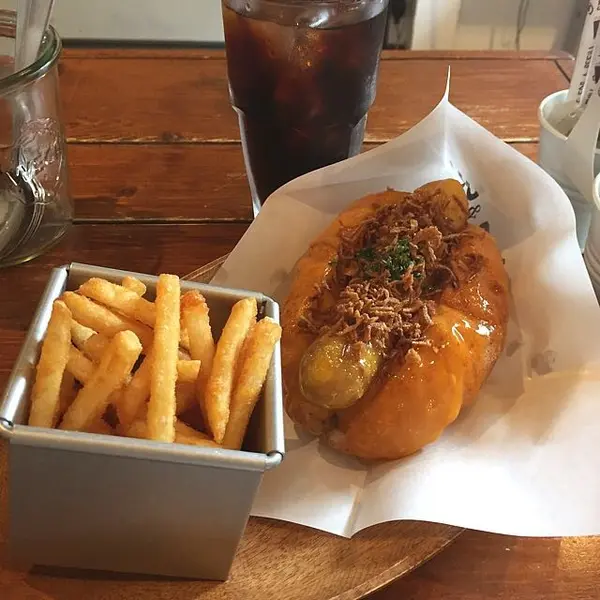 ⚫︎ホットドック＋ポテトドリンクセット ¥1250