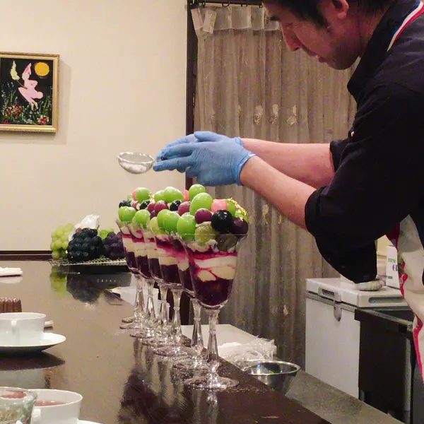 目の前で作ってくれます