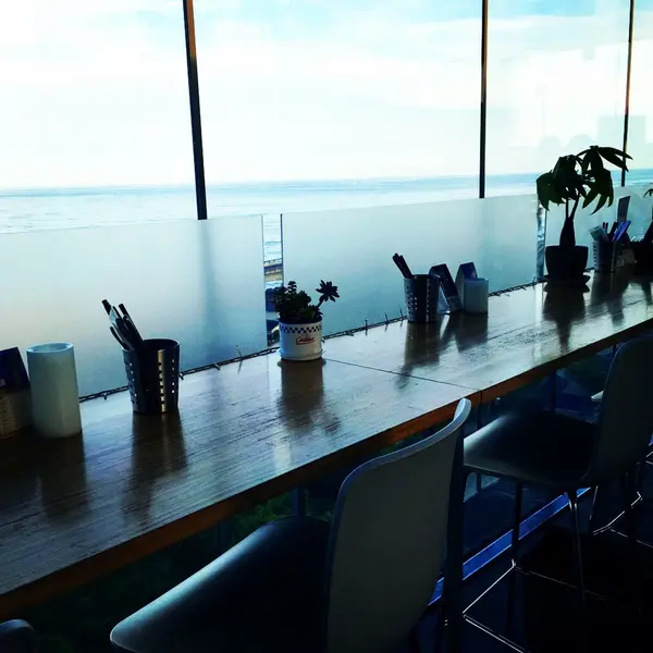 目の前に広がる広大な海