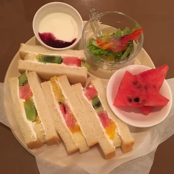 フルーツサンドランチ ￥1,100