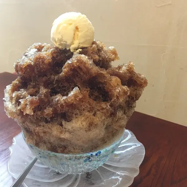 黒みつ＋バニラアイス