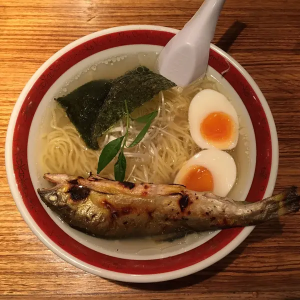 鮎丸ゴトラーメン ￥1,000＋味玉(￥100)