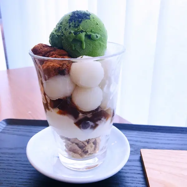 🌱.アイスが選べる茶茶パフェ！