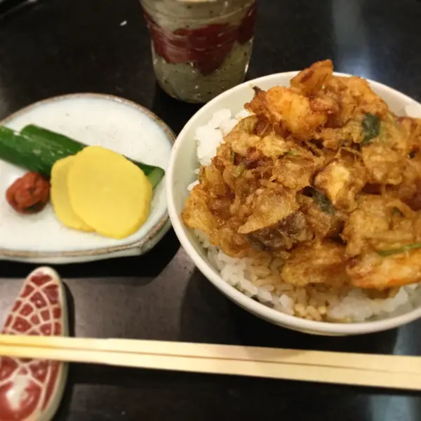 〆の天丼