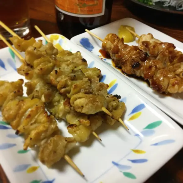 皮、焼き鳥