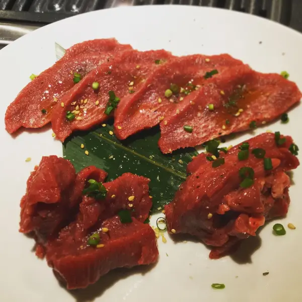 タンの三種盛り