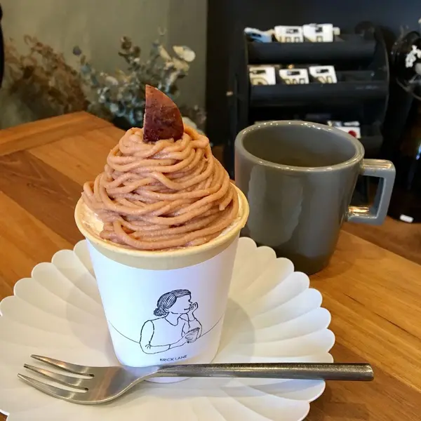 秋のモンブランのショートケーキ